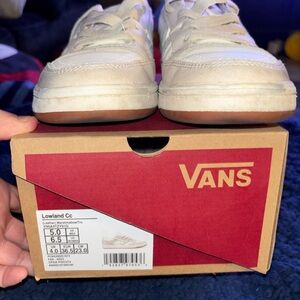 Vans Kids Lowland CC Cream Sneakers